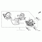 Схема узла: Спидометр для Honda CBR250
