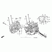 Схема вузла: Crankcase (1) для Honda CRF150 CRF150F