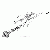 Схема вузла: Reverse gear для Honda GL1500 Gold Wing Interstate