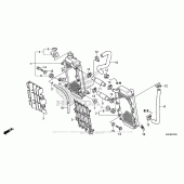 Схема вузла: Радіатор для Honda CRF150 CRF150R