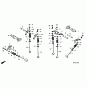 Схема вузла: Шток для Honda VT750 Shadow Aero