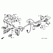 Схема узла: Электрооборудование (1) для Honda CB600F Hornet