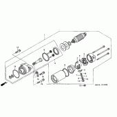 Схема узла: Стартер электрический для Honda NRX1800 Valkyrie Rune