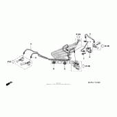 Схема вузла: Proportioning control valve для Honda VFR800 Interceptor