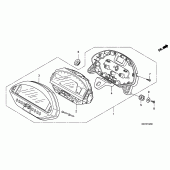 Схема узла: Панель приборов для Honda NSA700 DN-01