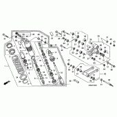 Схема вузла: Задній амортизатор для Honda CRF250 CRF250R