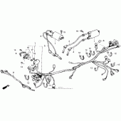 Схема вузла: Електрообладнання для Honda VFR750F VFR750R (RC30)