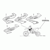 Схема вузла: Marks (02- 05) для Honda CR250