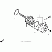 Схема вузла: Генератор для Honda CBR1000 CBR1000F Hurricane