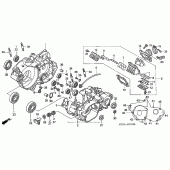 Схема узла: Crankcase ( 04) для Honda CR250