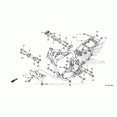 Схема вузла: Рама для Honda CRF150 CRF150F