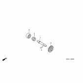 Схема вузла: Масляний насос для Honda CRF250 CRF250X