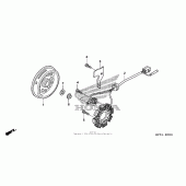Схема вузла: Alternator (2) для Honda CRF150 CRF150F