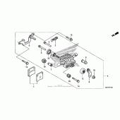 Схема вузла: Parking brake caliper для Honda FSC600 Silver Wing