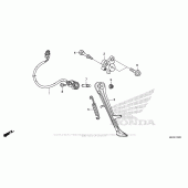 Схема вузла: Підставка для Honda CBR1000 CBR1000RR Fireblade