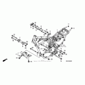 Схема вузла: Рама для Honda CRF230 CRF230F