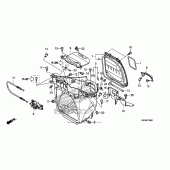Схема узла: Luggage box для Honda NC700