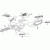 Схема вузла: Stripe 94 для Honda CBR900RR CBR900RR Fireblade
