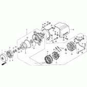 Схема вузла: Генератор для Honda GL1500 Valkyrie Interstate