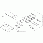 Схема узла: Инструмент для Honda VF750 Magna