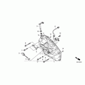 Схема вузла: Right Crankcase Cover (1) для Honda NC700