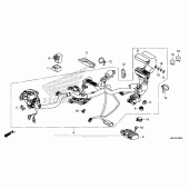 Схема вузла: Електрообладнання для Honda CB1100