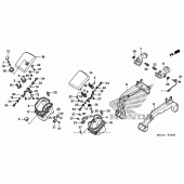 Схема вузла: Air duct (gl1800 / a 05) для Honda GL1800 Gold Wing