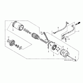 Схема вузла: Стартер електричний для Honda XRV750 Africa Twin