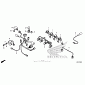 Схема вузла: Sub harness (1) для Honda CBR1000 CBR1000RR Fireblade