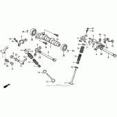 Схема вузла: Шток для Honda XR250