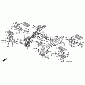 Схема узла: Подножки для Honda ST1300 Pan-European