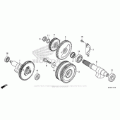 Схема вузла: Balancer для Honda VT1300 Stateline