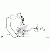 Схема вузла: Пульт управління рульовой & Тросик для Honda GL1800 Gold Wing Valkyrie