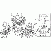 Схема вузла: Картер двигуна для Honda CBR600 CBR600F Smokin Joe s Edition