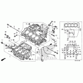 Схема вузла: Картер двигуна для Honda CBR600
