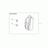 Схема вузла: Leather backrest bag для Honda VT1100 Shadow Sabre