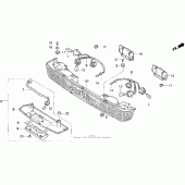 Схема узла: Trunk light для Honda GL1500 Gold Wing Aspencade