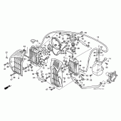 Схема узла: Радиатор для Honda XL600 Transalp