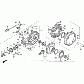 Схема узла: St1100a final driven gear для Honda ST1100 Pan-European