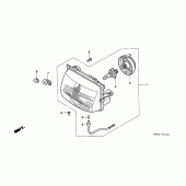 Схема вузла: Фара для Honda NX250