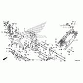Схема вузла: Рама для Honda CB1000 CB1000R