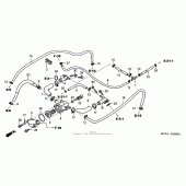 Схема вузла: Water pipe для Honda ST1300 Pan-European