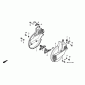 Схема узла: Передние колеса cover для Honda GL1500 Gold Wing Special Edition