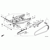 Схема вузла: Задній важіль (Маятник) для Honda CRF1000 Africa Twin