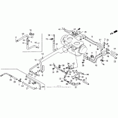 Схема узла: Tubing (1) для Honda GL1500 Gold Wing Aspencade