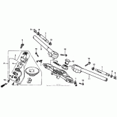 Схема узла: Руль для Honda CBR1000 CBR1000F Hurricane