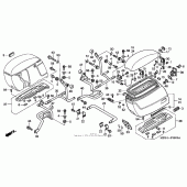 Схема узла: Кофр для Honda GL1500 Valkyrie Interstate
