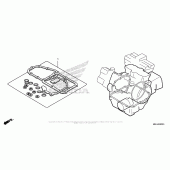 Схема вузла: Комплект прокладок В для Honda VFR1200 Crosstourer