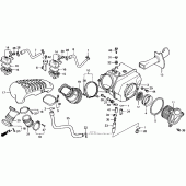 Схема узла: Воздушный фильтр для Honda XL600 Transalp