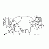 Схема вузла: Cruise valve / actuator для Honda GL1500 Gold Wing Special Edition